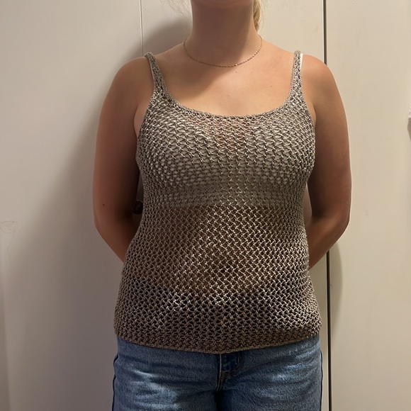 Cable knit tank top - Picture 2 of 4